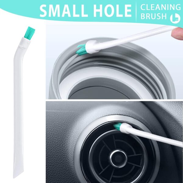 Small Cleaning Brushes for Small Spaces, Tiny Household Cleaning Supplies Tools, Mini Crevice Cleaning Brush Scrub Narrow Corner Nook Track Grooves Bathroom Kitchen Home Detailing, 16 Pcs - Image 5