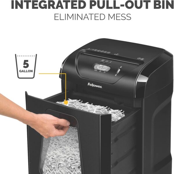 Fellowes 14C10 14-Sheet Cross-Cut Home Office Paper Shredder - Image 6