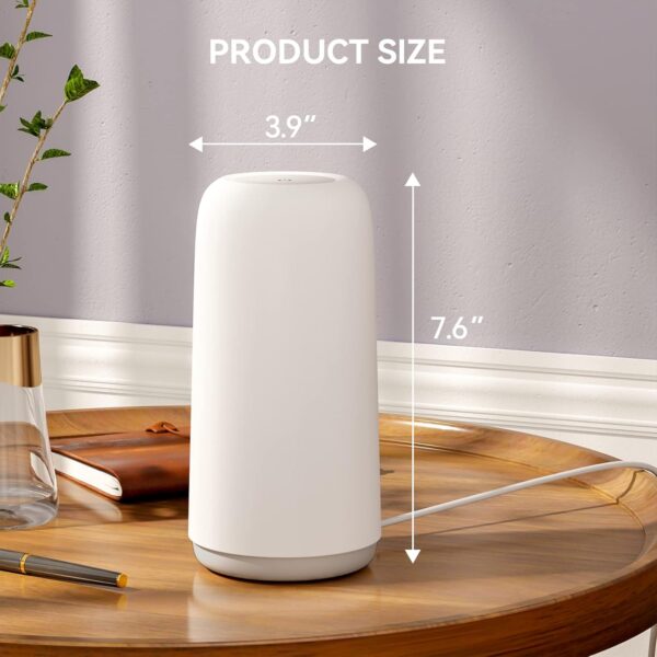 Touch Bedside Table Lamp, [Sleek Design & RGB Mode] 3 Way Dimmable Small Lamp for Bedroom, LED Lamp with Warm White Lights, Multi-Color Smart Nightstand Lamp for for Living Room Home Gifts - Image 8