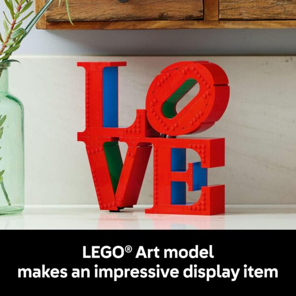 LEGO Art Love Collectible Building Sets - DIY Kits for Adults, Ages 18+ - Crafts for Home Decor & Display - Gift Ideas for Valentine's Day, Birthdays, & More - 31214 - Image 6