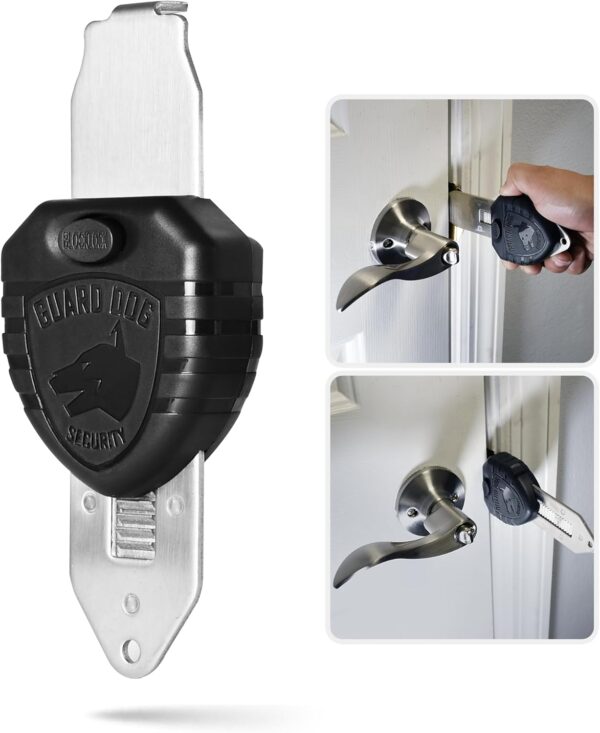 Guard Dog Security Blocklock Portable Door Lock Hotel Door Locks for Travelers Easy to Use Ideal for Travel and Home Security Pocket-Sized Safety Privacy for Apartments Rentals Hotels