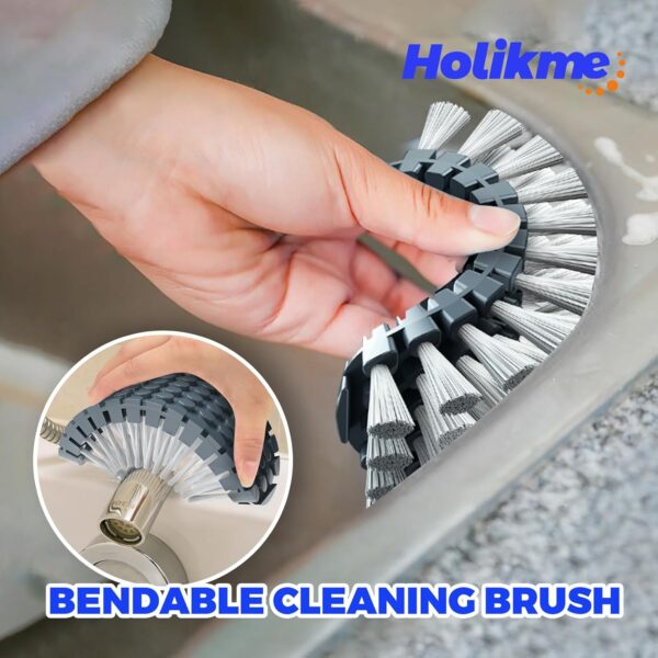 Holikme 5Pack Kitchen Cleaning Brush, Green - Image 3