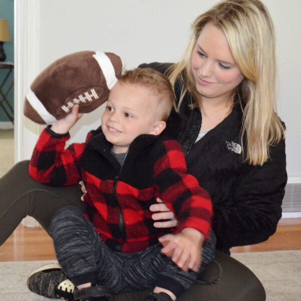 Football Plush Baby Room: Soft Boy Stuffed Pillows Toys Gift - Sports Throw Decor 1-3 Year Old - Image 9