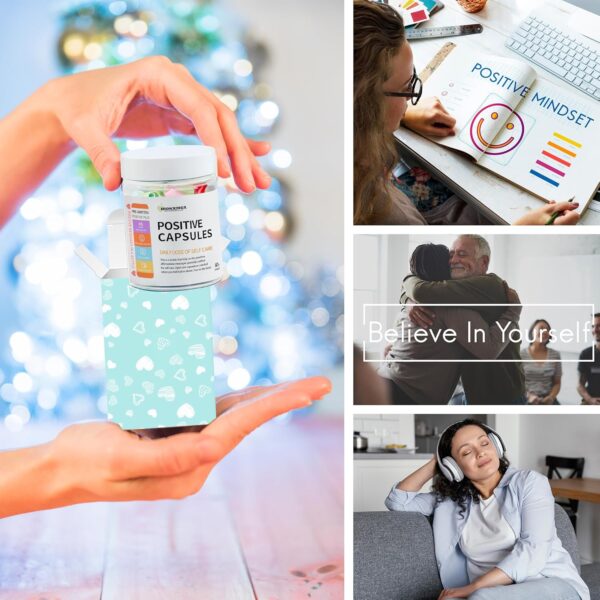 Positive Messages in a Bottle (60+ Positive Affirmations),Self Care Gifts for Women Men Stress Relief Get Well Soon,Self Care Kit Pre-Written Daily Messages for Relaxation,Inspiration - Image 8