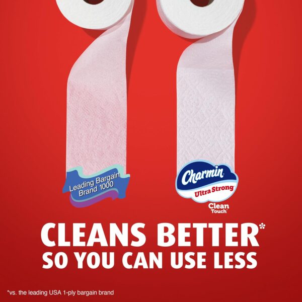 Charmin Toilet Paper Ultra Strong Clean Touch, 18 Family Mega Rolls = 90 Regular Rolls (Packaging May Vary), Household Essentials, Bathroom Essentials - Image 5