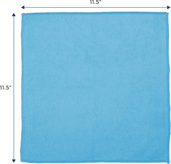 S&T INC. 50 Pack Microfiber Cleaning Cloth, Bulk Towels for Home, Reusable Microfiber Towels for Cars, Cleaning Rags, Assorted, 11.5 Inches x 11.5 Inches, 50 Count - Image 6