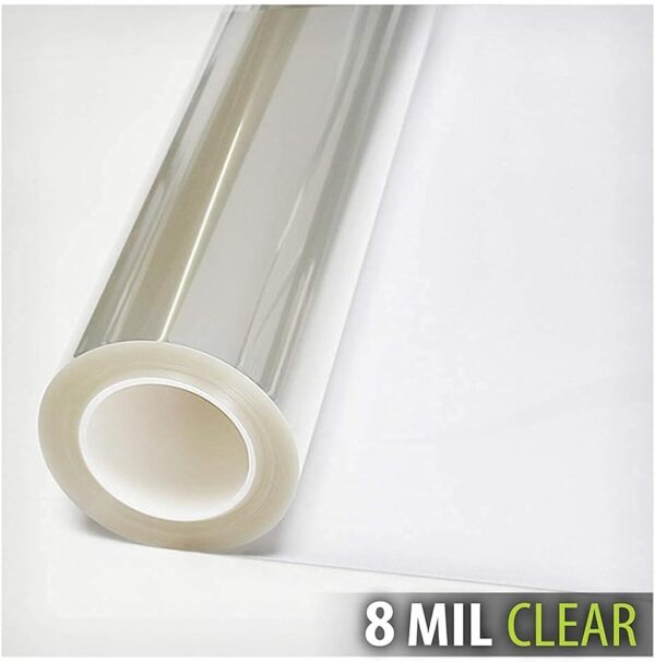 BDF S8MC Window Film Security and Safety 8 Mil Clear - 36in X 24ft - Image 3