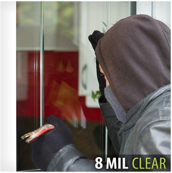 BDF S8MC Window Film Security and Safety 8 Mil Clear - 36in X 24ft - Image 6