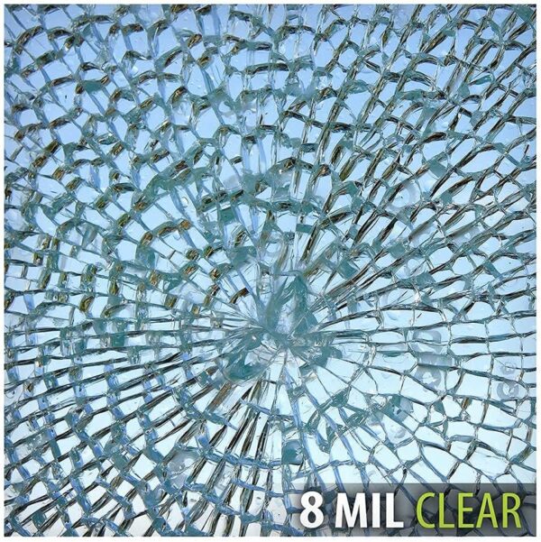 BDF S8MC Window Film Security and Safety 8 Mil Clear - 36in X 24ft - Image 7