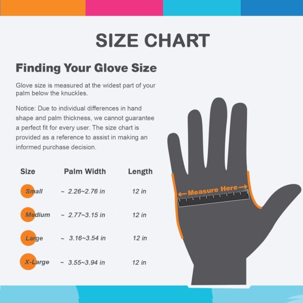 Bamllum Rubber Cleaning Gloves for Kitchen - 4 Pairs Reusable Dishwashing Gloves for Household, Flexible Long-lasting & Waterproof (Medium, Blue+Green+Red+Orange) - Image 6