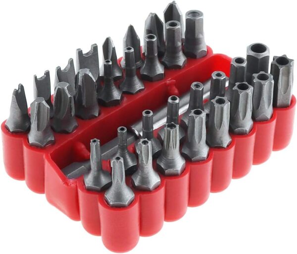33 Piece Screwdriver Bit Set, Security Screwdriver Tool Kit with Hex and Torx Special Batch Charging Drill Shaped - Image 7