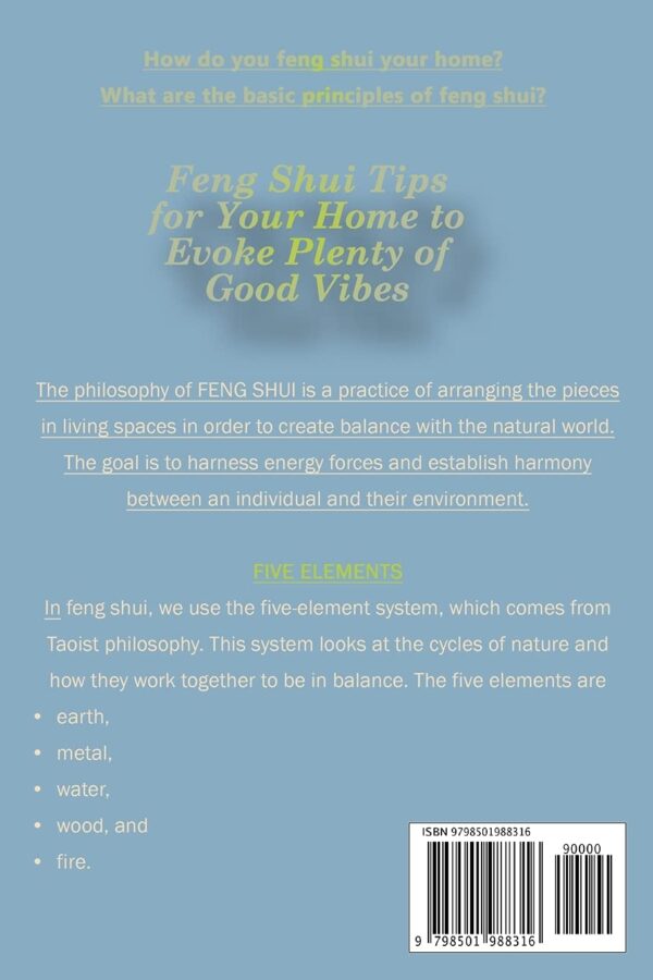 FENG SHUI HOME DESIGN AND COLORS: Living Room, Kitchen, Dining Room, Bedroom, Bathroom, Children's Room, Office, And Garden - Image 2