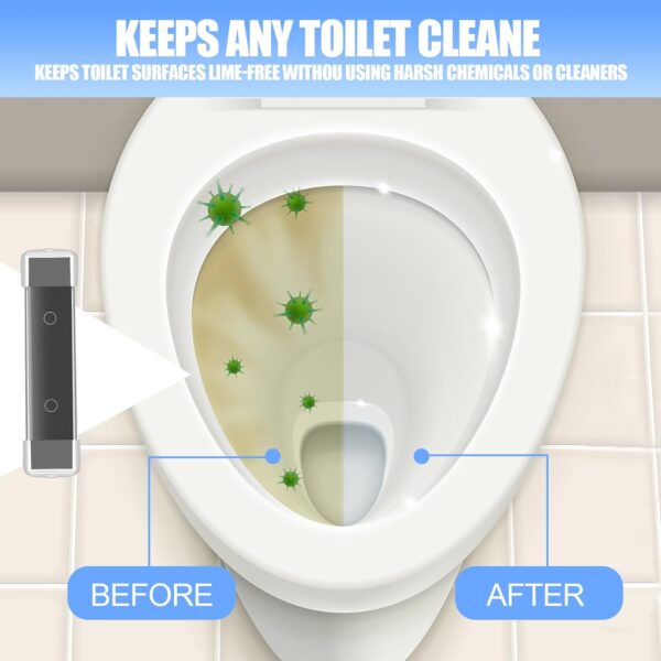 12 Pcs Magnetic Toilet Cleaner Black Toilet Cleaning Magnets Long Lasting Magnetic Tank Cleaner for Household Bathroom Cleaning Supplies Against Stains No Chemicals - Image 2