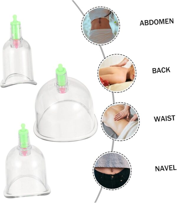 Veemoon Vacuum Cups Set - 3pcs Suction Cups for Therapy - Enhance Buttock & Body Ideal for Womens Wellness and Relaxation - Image 3