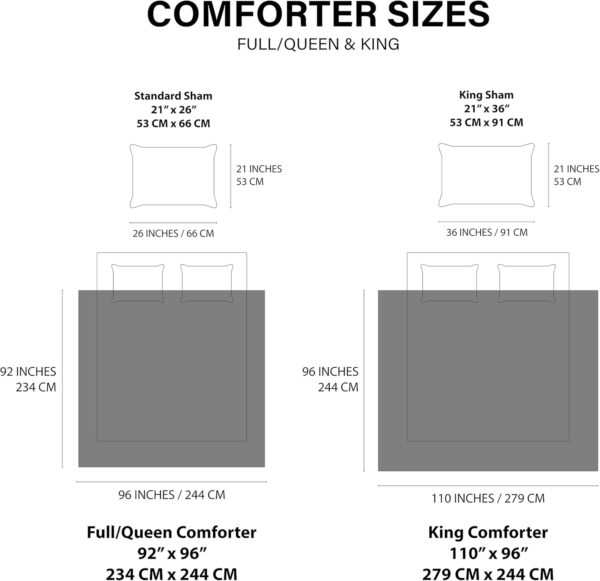 UGG Kenzie Comforter Set with 2 Pillow Shams Plush Faux Fur Blanket Bedding Soft Warm Reversible Down Alternative Washable Hypoallergenic for Bedroom, King/California King, White Snow - Image 8