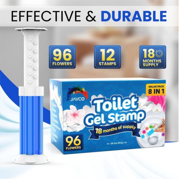 -96 Flowers- Flower Toilet Gel Stamp | Toilet Scent Fresheners (Mix Scent) - Image 4