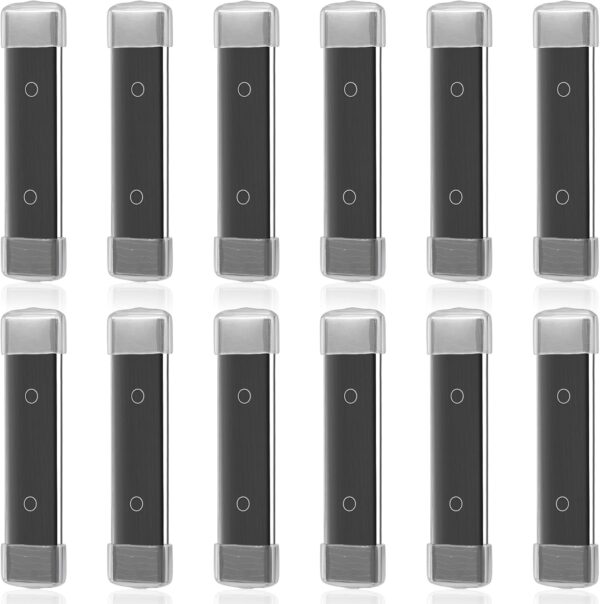 12 Pcs Magnetic Toilet Cleaner Black Toilet Cleaning Magnets Long Lasting Magnetic Tank Cleaner for Household Bathroom Cleaning Supplies Against Stains No Chemicals
