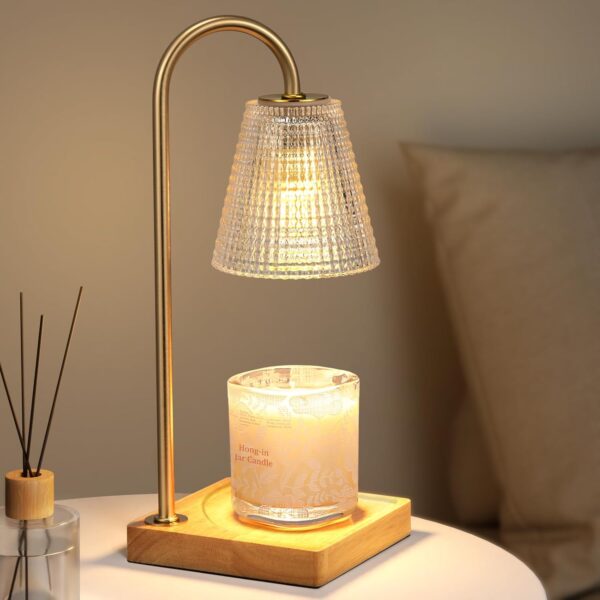 Hong-in Candle Warmer Lamp with Timer Dimmer,Birthday Gifts for Women Mom Sister,House Warming Gifts New Home Room Decor,Wax Warmer for Scented Wax Jar Candles