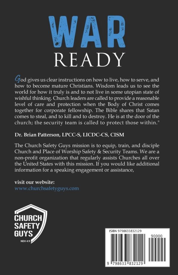 War Ready: 31 Day Devotional For Church Safety & Security Teams Strengthening the Body, Mind, & Spirit - Image 2