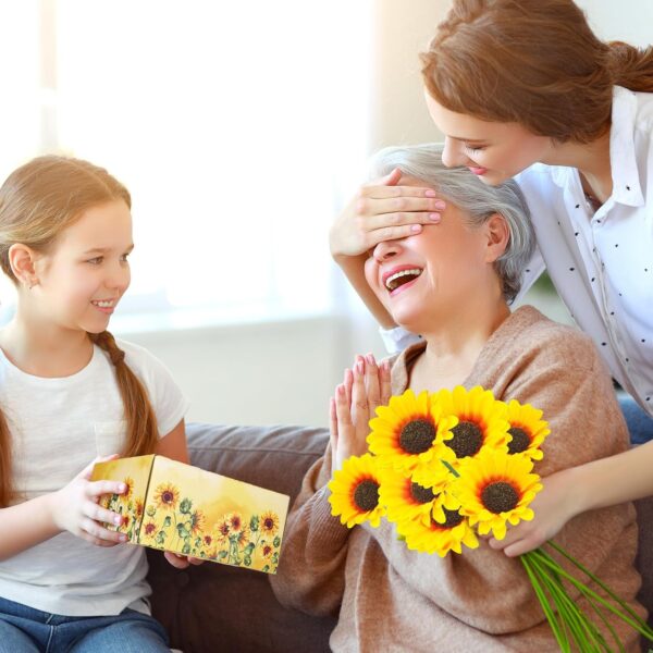 17 Pcs Sunflower Gifts for Women Get Well Soon Gifts Basket Sending Sunshine Birthday Relaxation Box Self Care Package Thank You Inspirational for Women Friends Sister Mom - Image 6