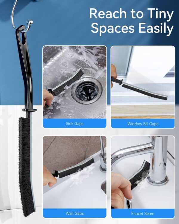 Electric Spin Scrubber: Crodless Power Spin Scrubber with Long Handle and Dual Speeds for Cleaning Bathroom Tub Tile Floor Include Cleaning Brush - Image 7