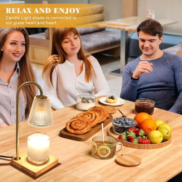 Hong-in Candle Warmer Lamp with Timer Dimmer,Birthday Gifts for Women Mom Sister,House Warming Gifts New Home Room Decor,Wax Warmer for Scented Wax Jar Candles - Image 8