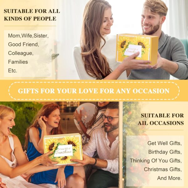 12PCS Sunflower Gifts for Women, Get Well Soon Gifts for Women Sending Sunshine Gift,Birthday Gifts for Women Unique Gifts for Mom Sister Teacher Friends Bestie Bff , Inspirational Gifts for Women - Image 7