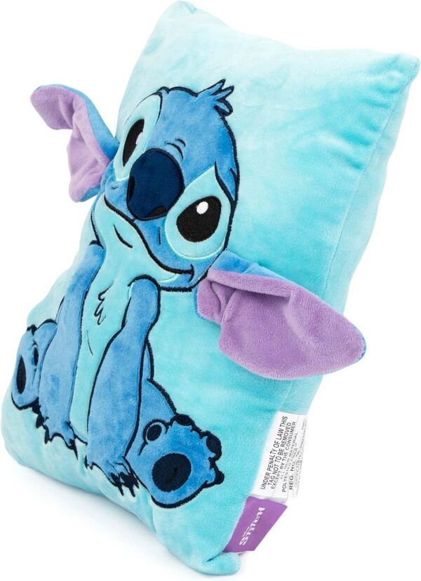 Jay Franco Disney Lilo & Stitch 3D Snuggle Pillow - Super Soft – Measures 15 Inches (Official Disney Product) - Image 3