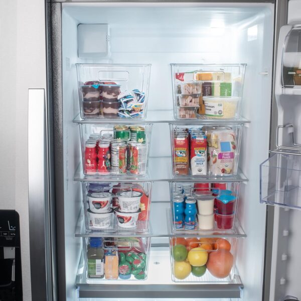 ClearSpace X-Large Plastic Storage Bins With Lids - Perfect for Kitchen, Pantry, Fridge Organization and Storage - Image 3