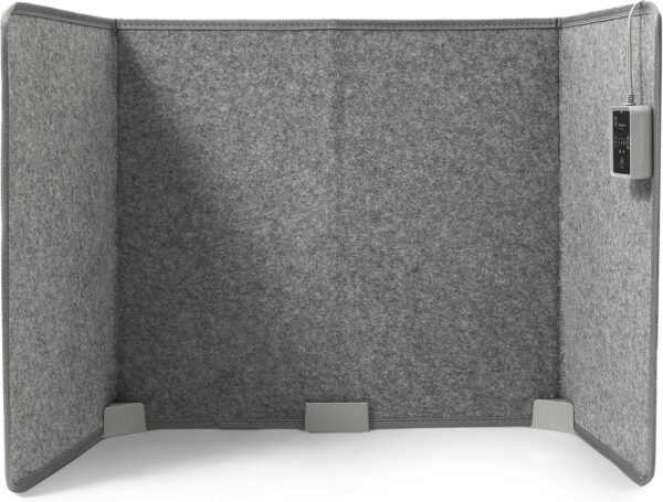 Under Desk Warmer - Silent and Energy Efficient - Personal Under Desk Heater for Legs and Feet - for Office and Home - with Thermostat and Timer - Image 5