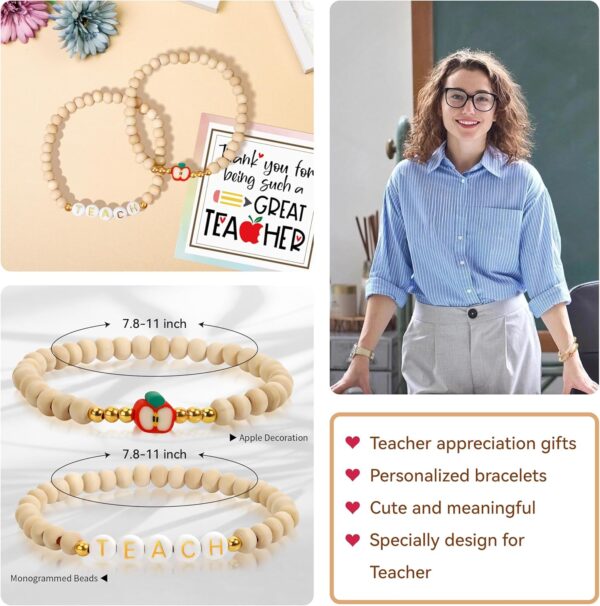 Appreciation Gifts for Teacher Women, Valentines Day Gifts for Teachers, Thank You Gifts for Coworkers Boss Lady, Last Day of School Gifts, Book Reading Lovers, for School Office Home Supplies - Image 4